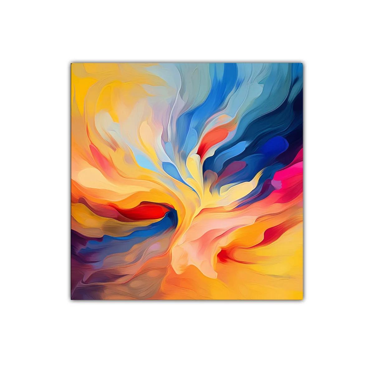 Explosión vibrante de color y movimiento dinámico — imagen principal