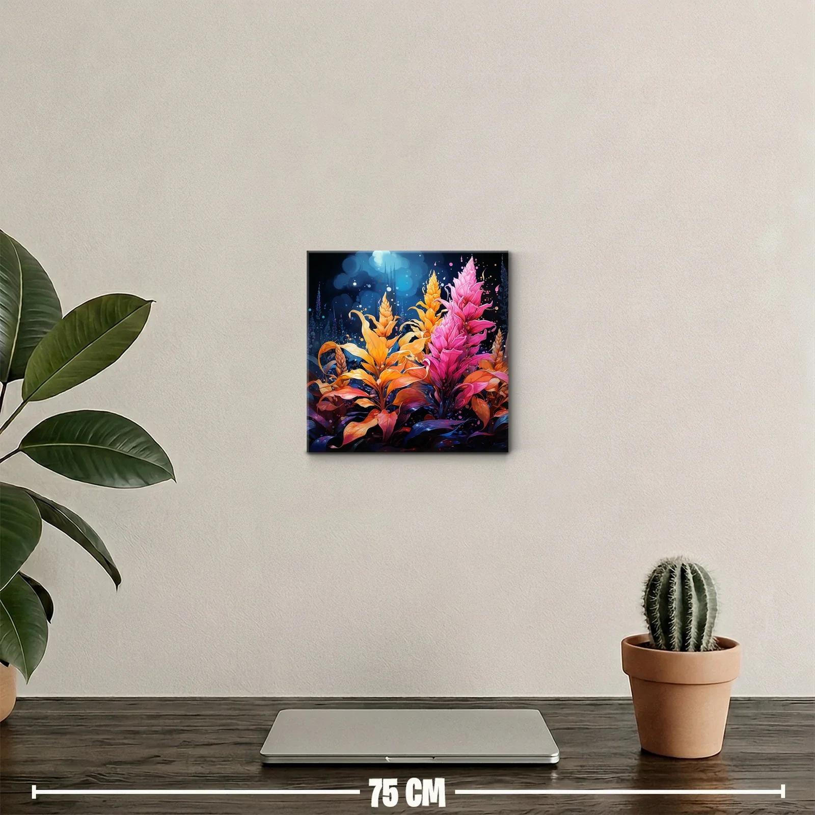 Flores vibrantes en contraste de colores intensos — miniatura 2