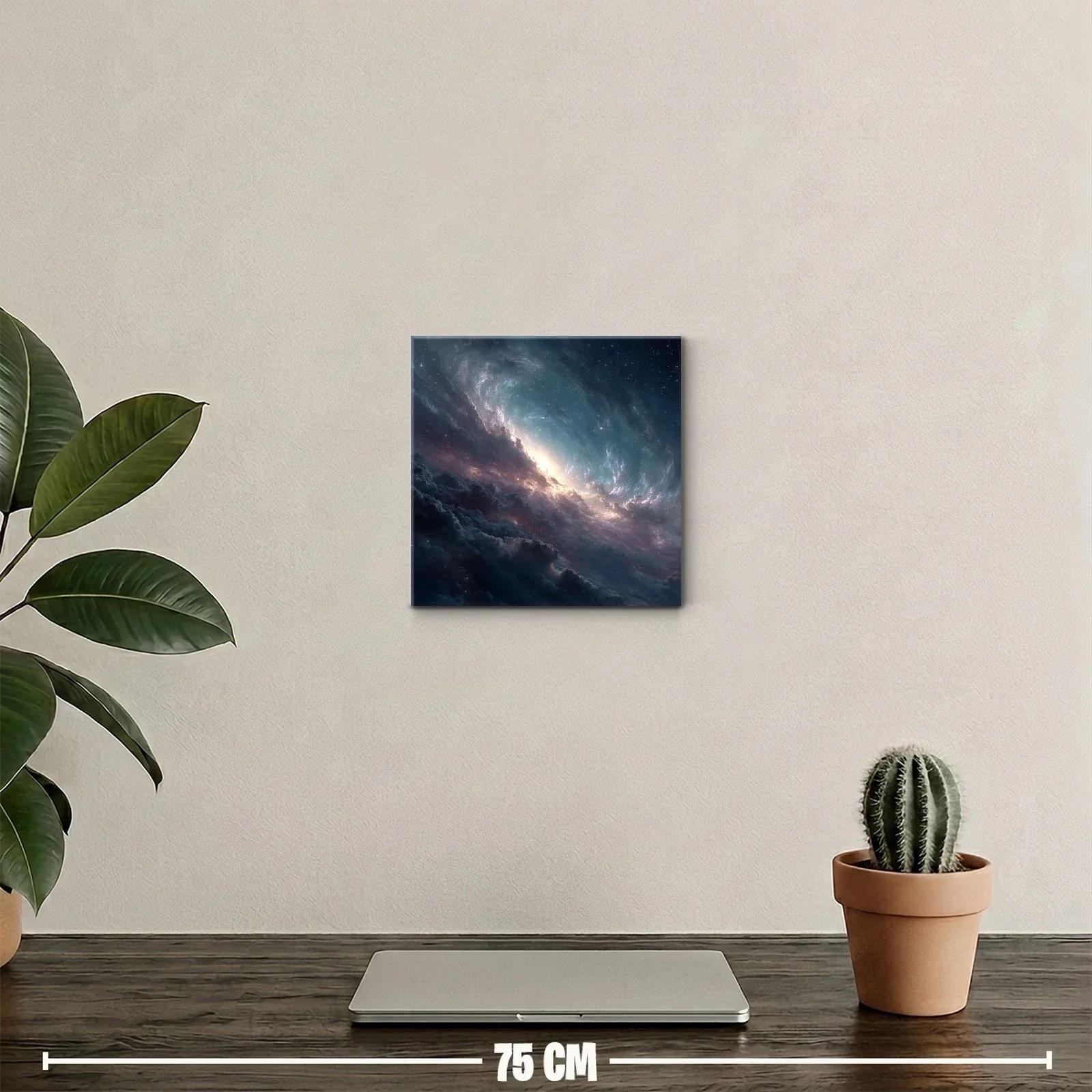 Cuadro Galaxia Espacial con Luminiscencia Cósmica — miniatura 2