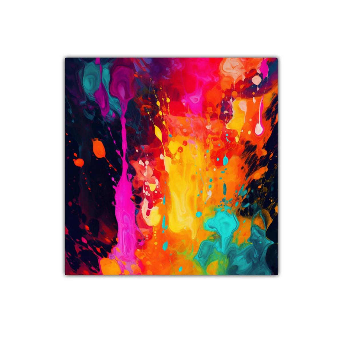 Explosión de color vibrante con energía dinámica — miniatura 1