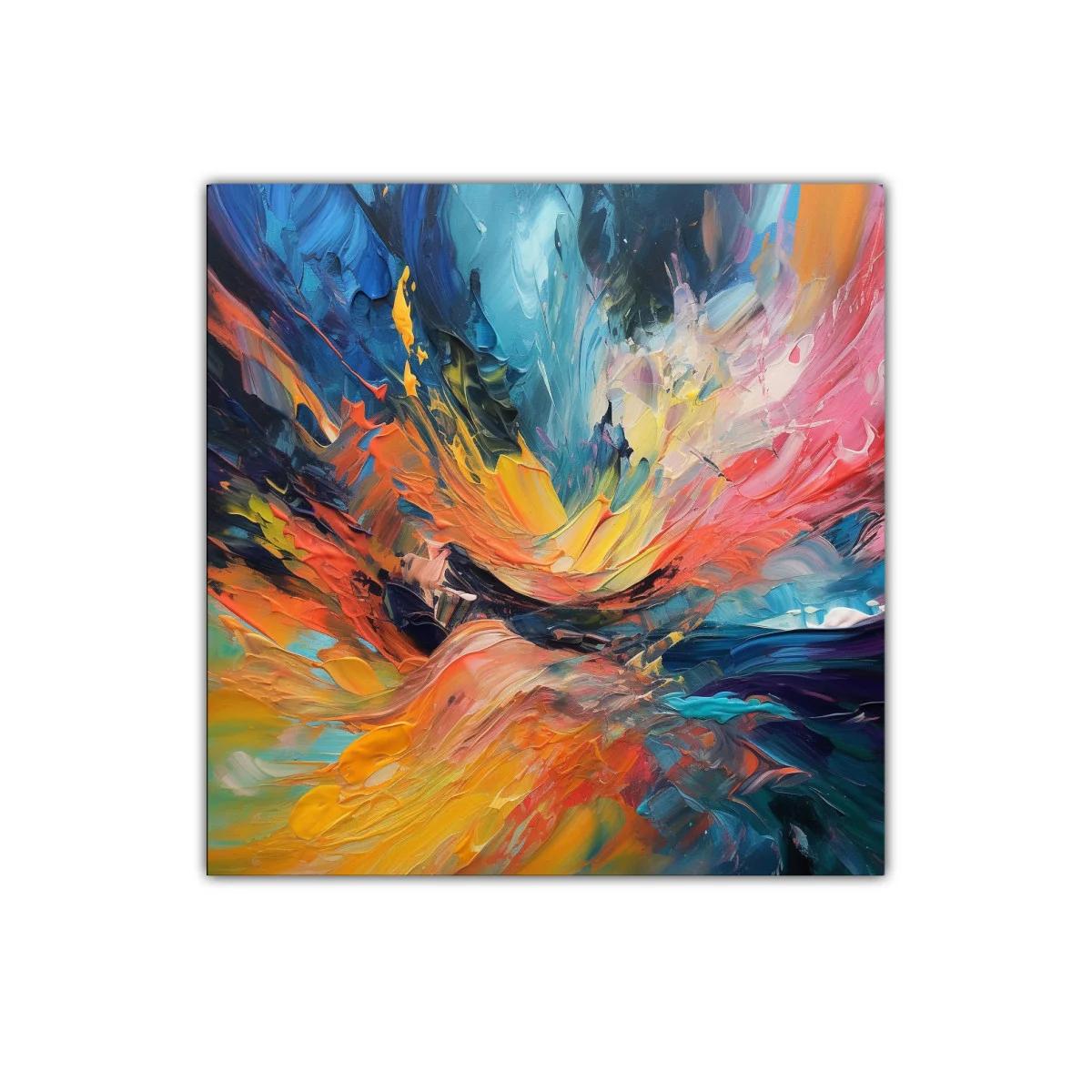 Explosión dinámica de colores vibrantes y formas fluidas — imagen principal