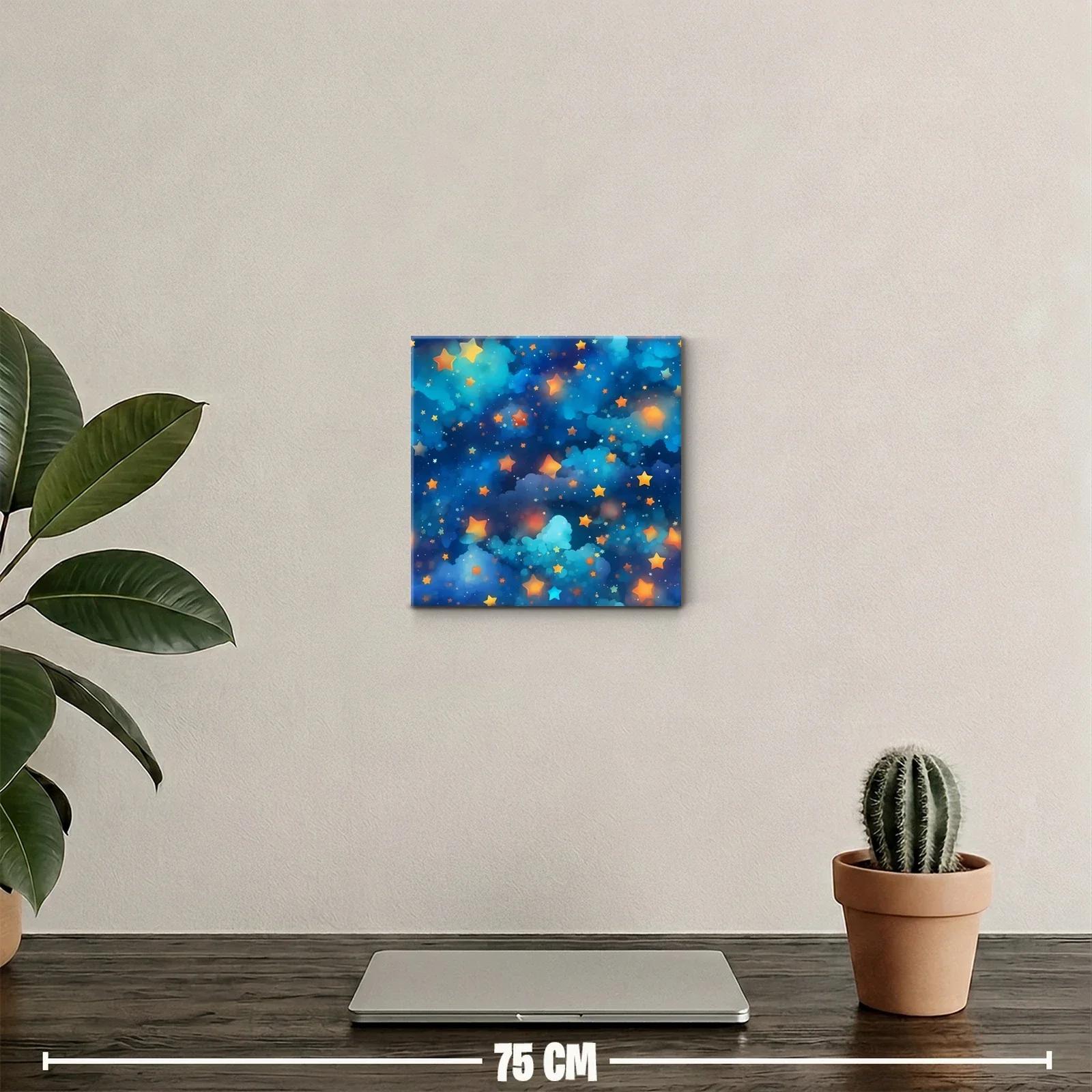 Cuadro Estrellas Brillantes en Fondo Azul Profundo — miniatura 2