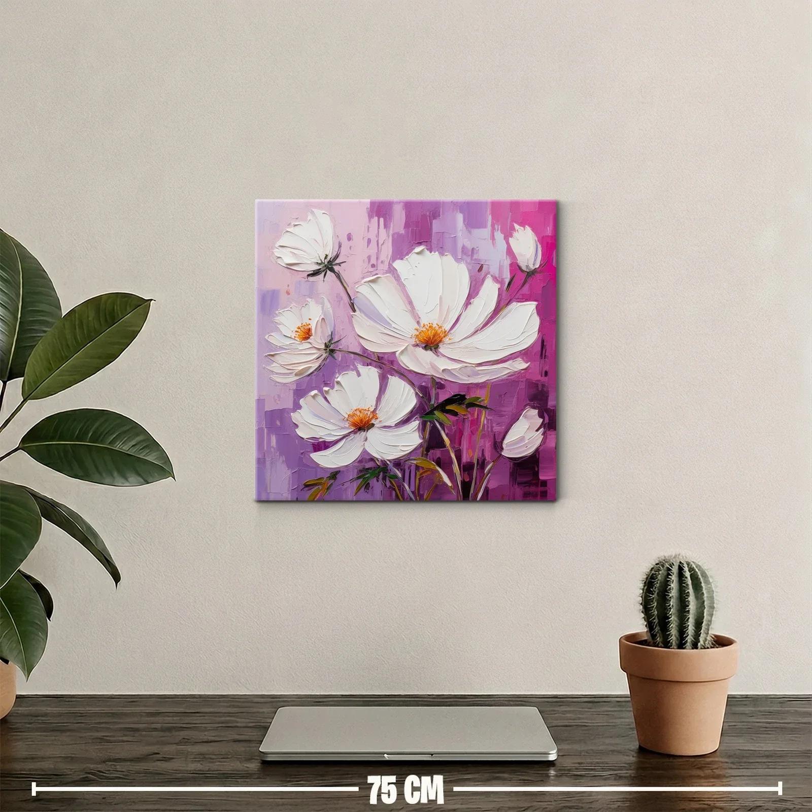 Elegancia floral en tonos blancos y violetas — miniatura 2