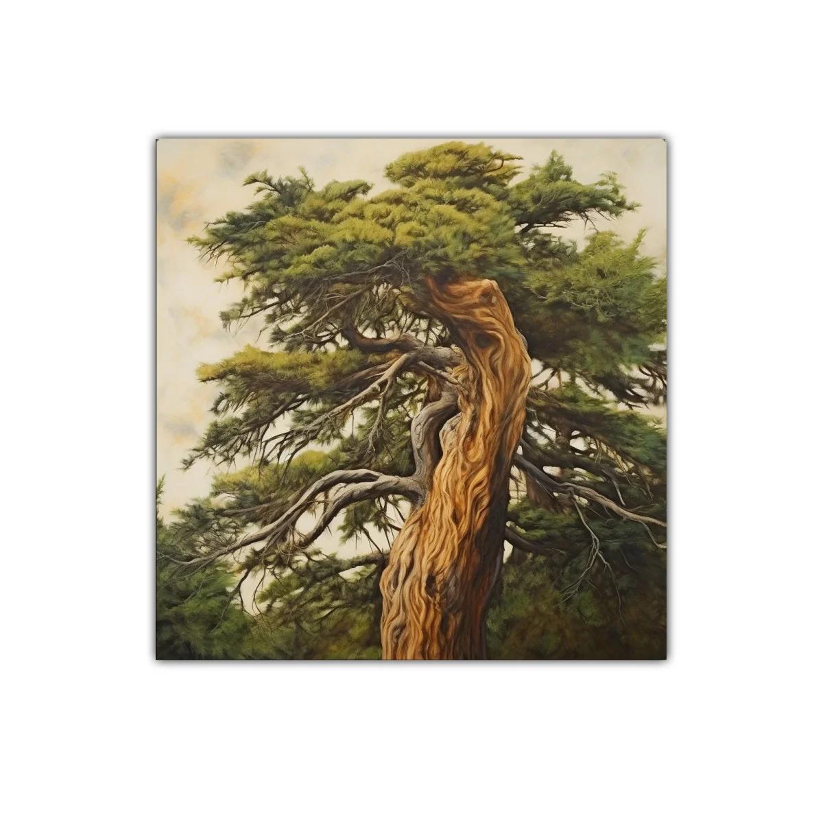 Imponente árbol centenario con texturas naturales y tonos tierra — imagen principal