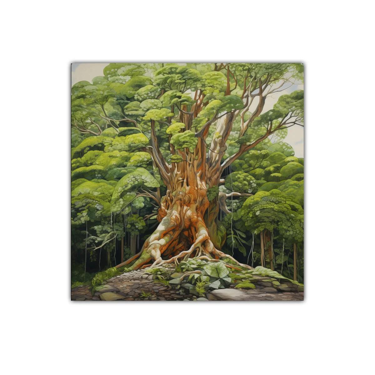 Impresionante árbol antiguo con follaje vibrante — miniatura 1