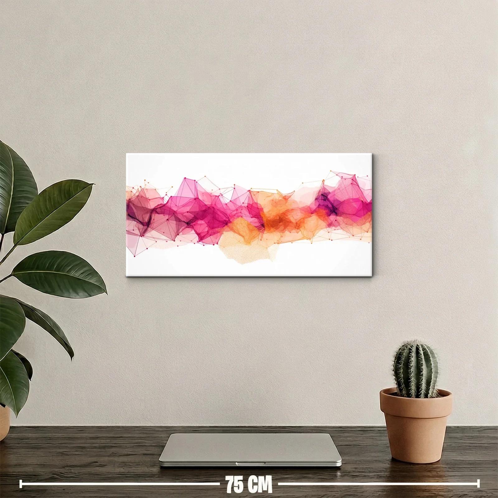 Cuadro banda abstracta de malla poligonal — miniatura 2