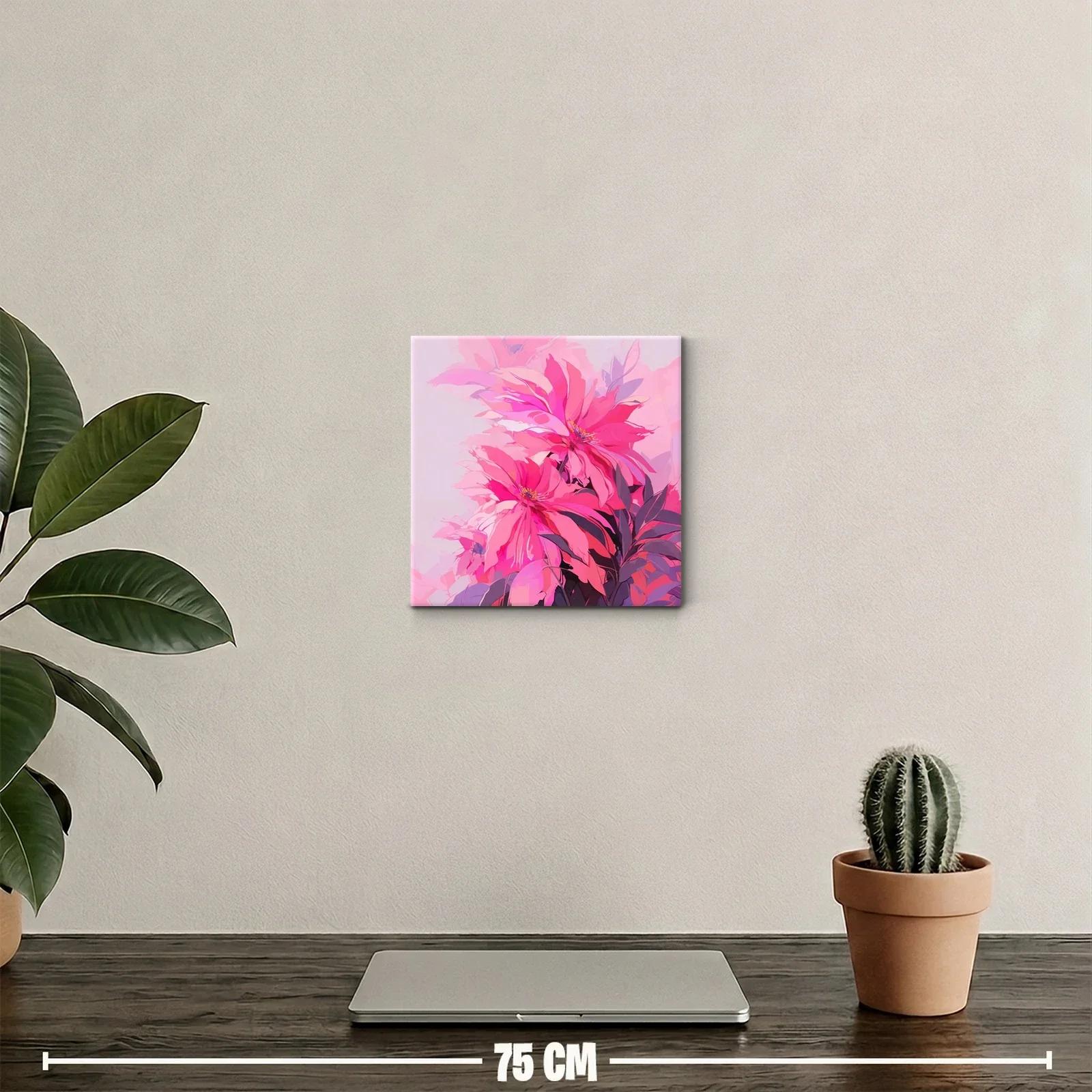 Flores vibrantes en tonos rosa y púrpura para decorar — miniatura 2