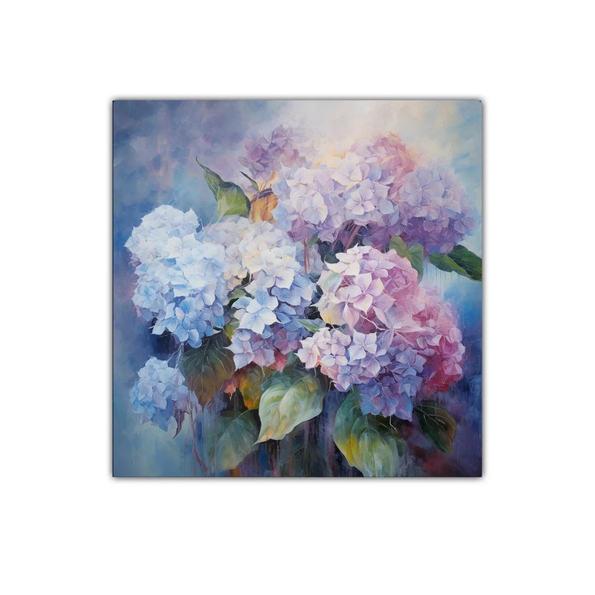 Impresionante ramo de hortensias en tonos pastel delicados — imagen principal