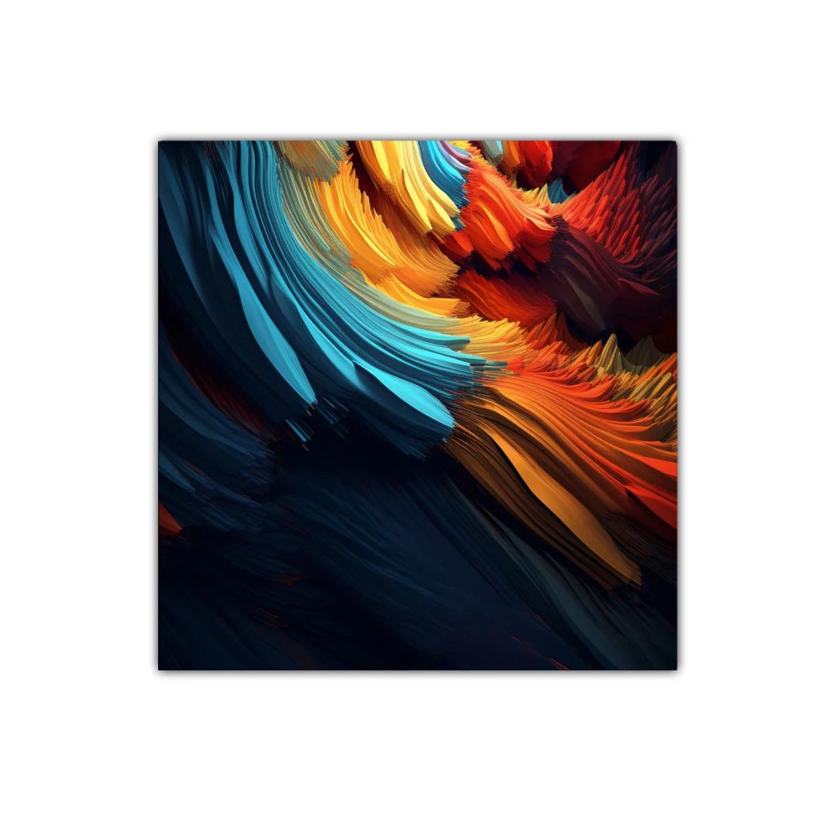 Explosión de colores vibrantes en movimiento dinámico — imagen principal