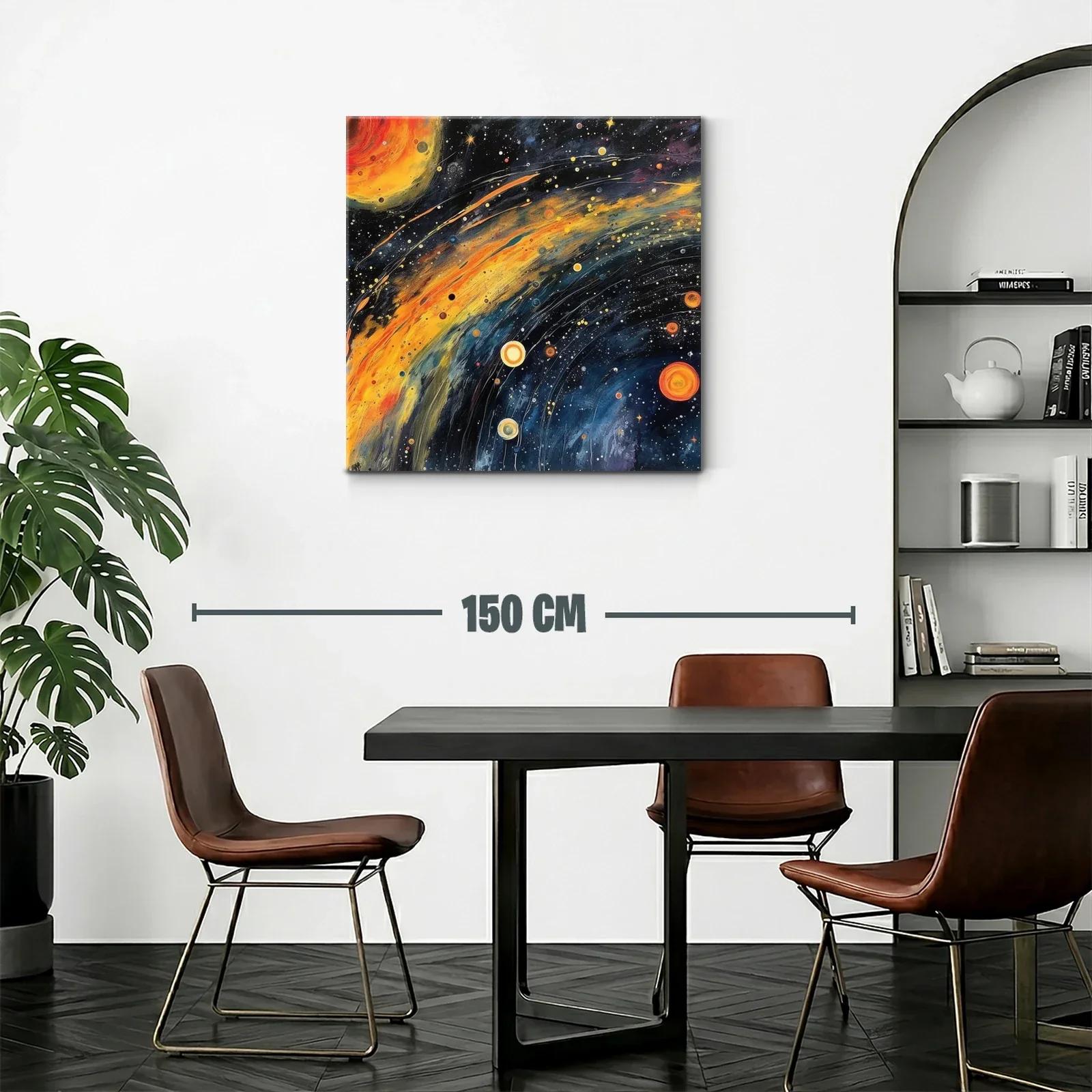 Energía cósmica con galaxias y estrellas vibrantes — miniatura 2