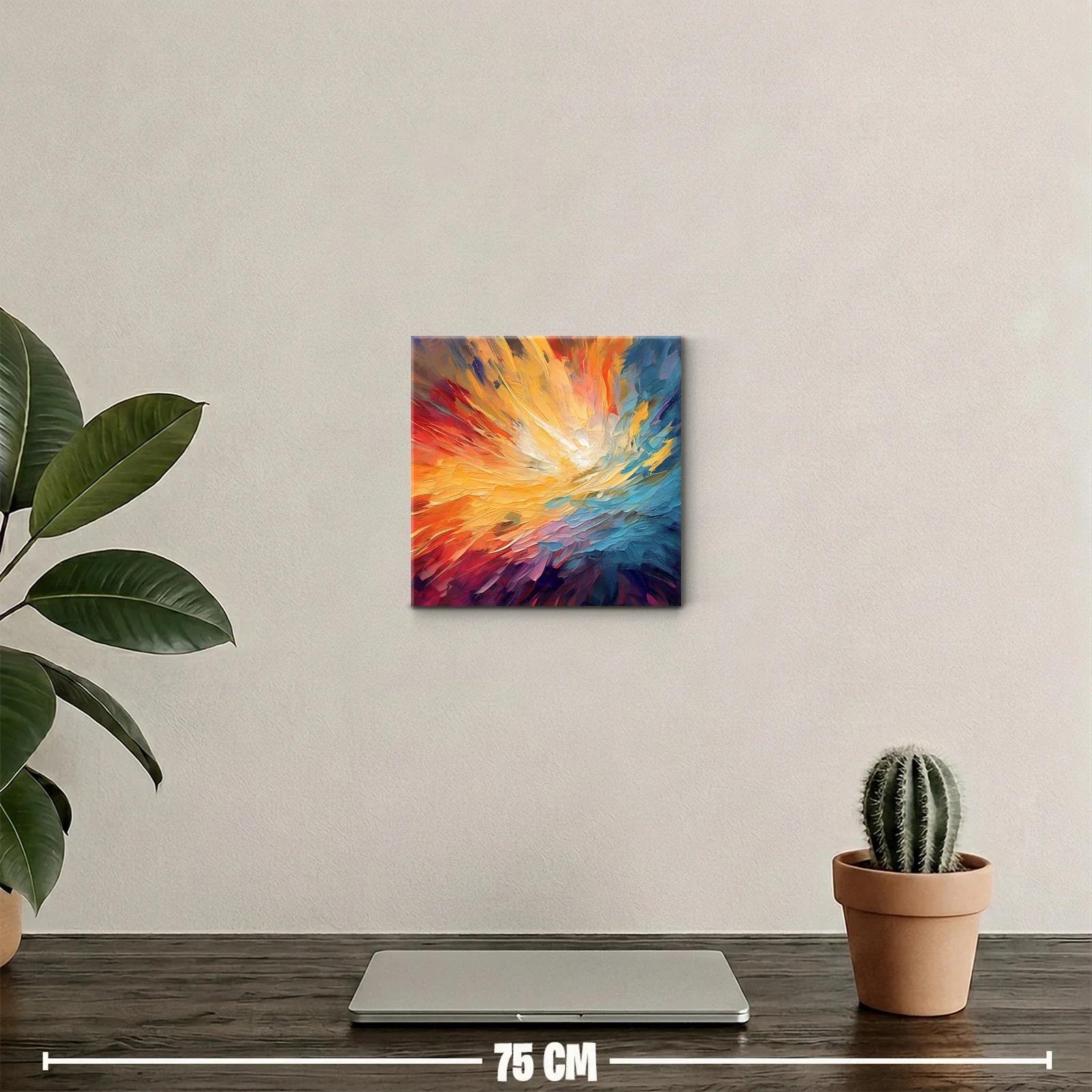 Explosión de colores vibrantes en movimiento dinámico — miniatura 2