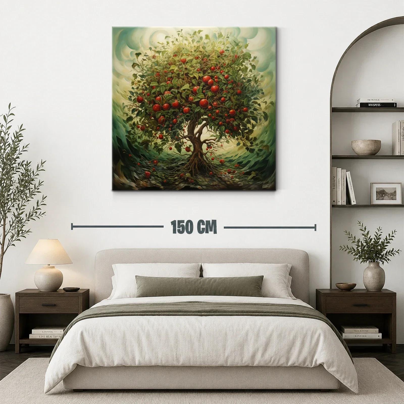 Árbol frutal en pleno esplendor con tonos vivos y naturales — miniatura 3