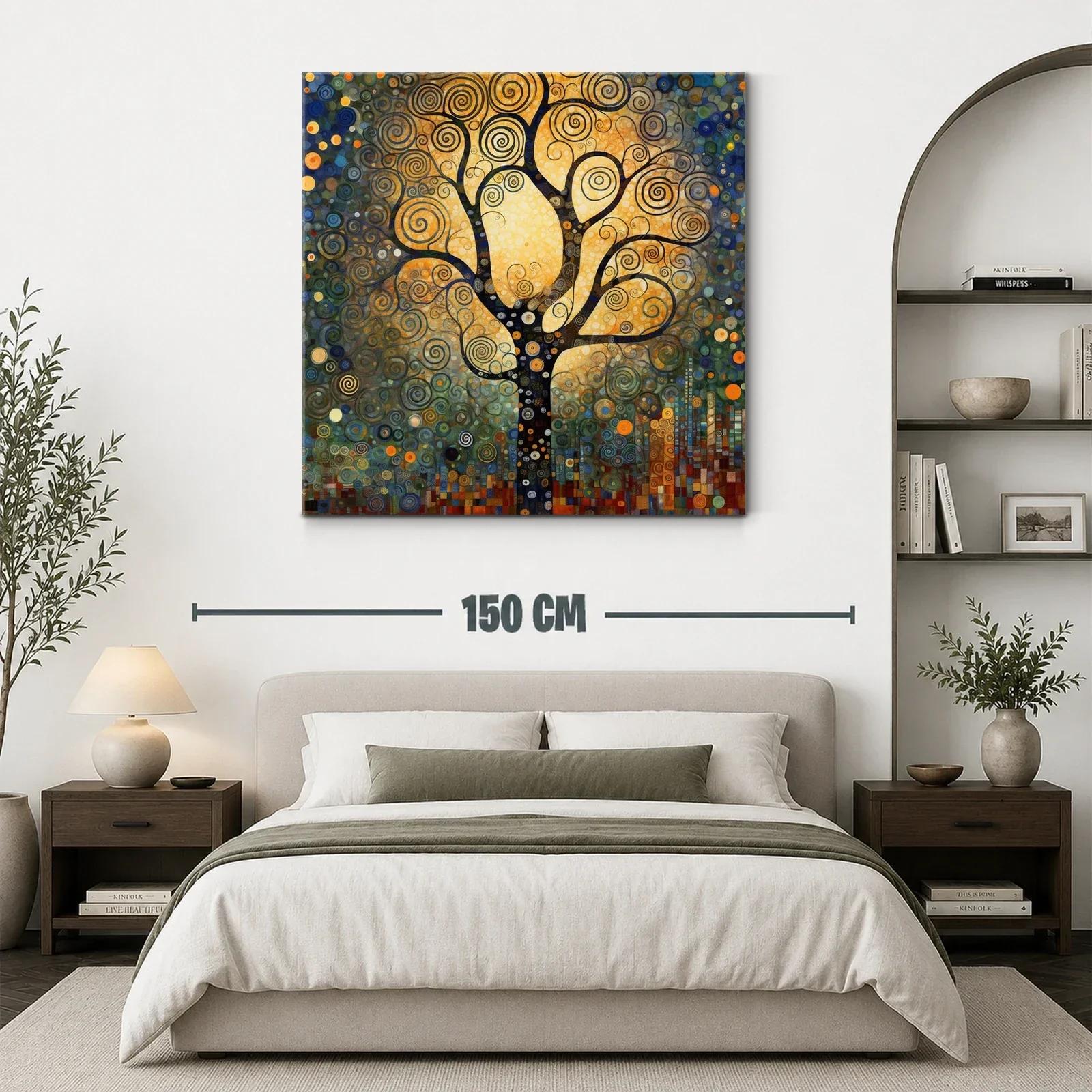 Árbol de espirales en tonos cálidos y vibrantes — miniatura 3