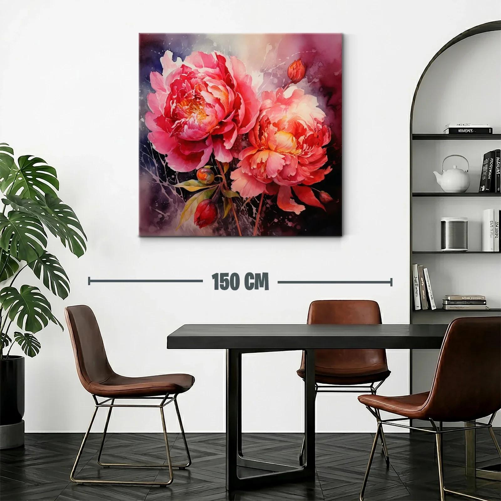 Flores vibrantes en tonos rojos y rosados llenas de vida — miniatura 2