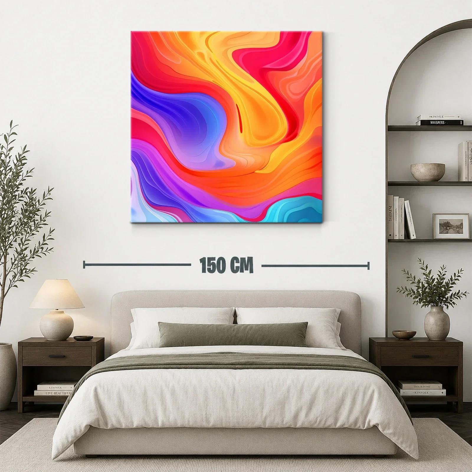 Explosión cromática con formas fluidas y vibrantes — miniatura 3