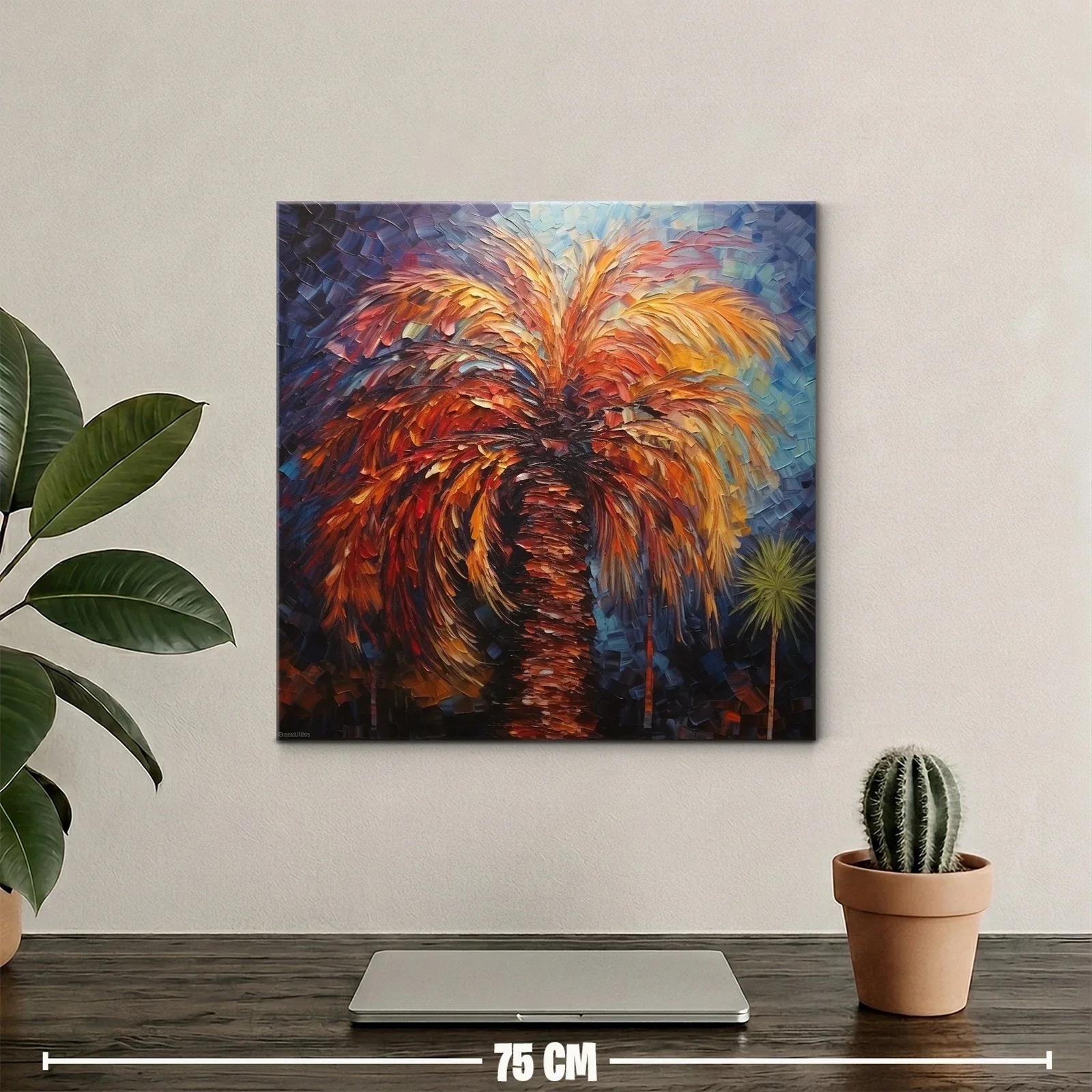 Palmira luminosa en tonos cálidos y vibrantes — miniatura 2