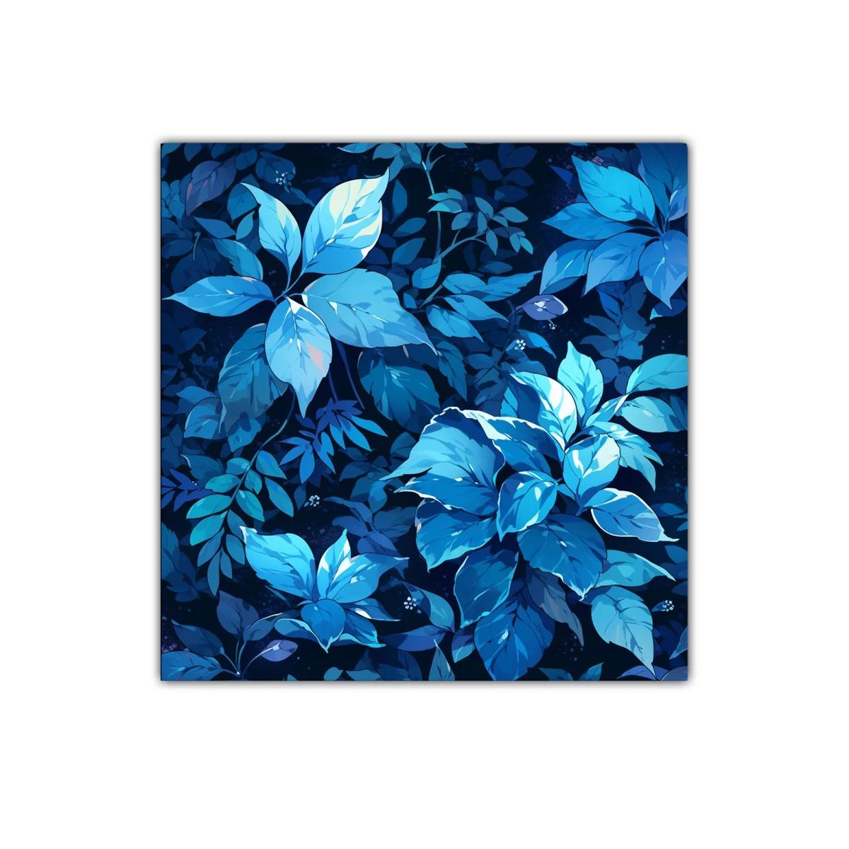 Elegancia natural en tonos azules de follaje exuberante — imagen principal