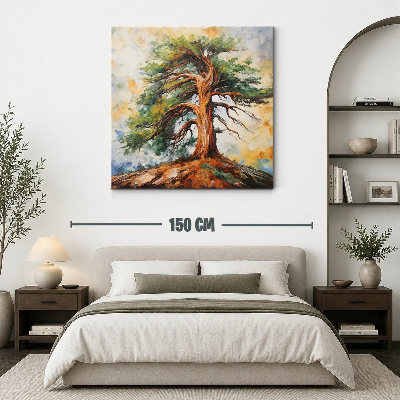 Árbol solitario en paisaje vibrante y natural — miniatura 3