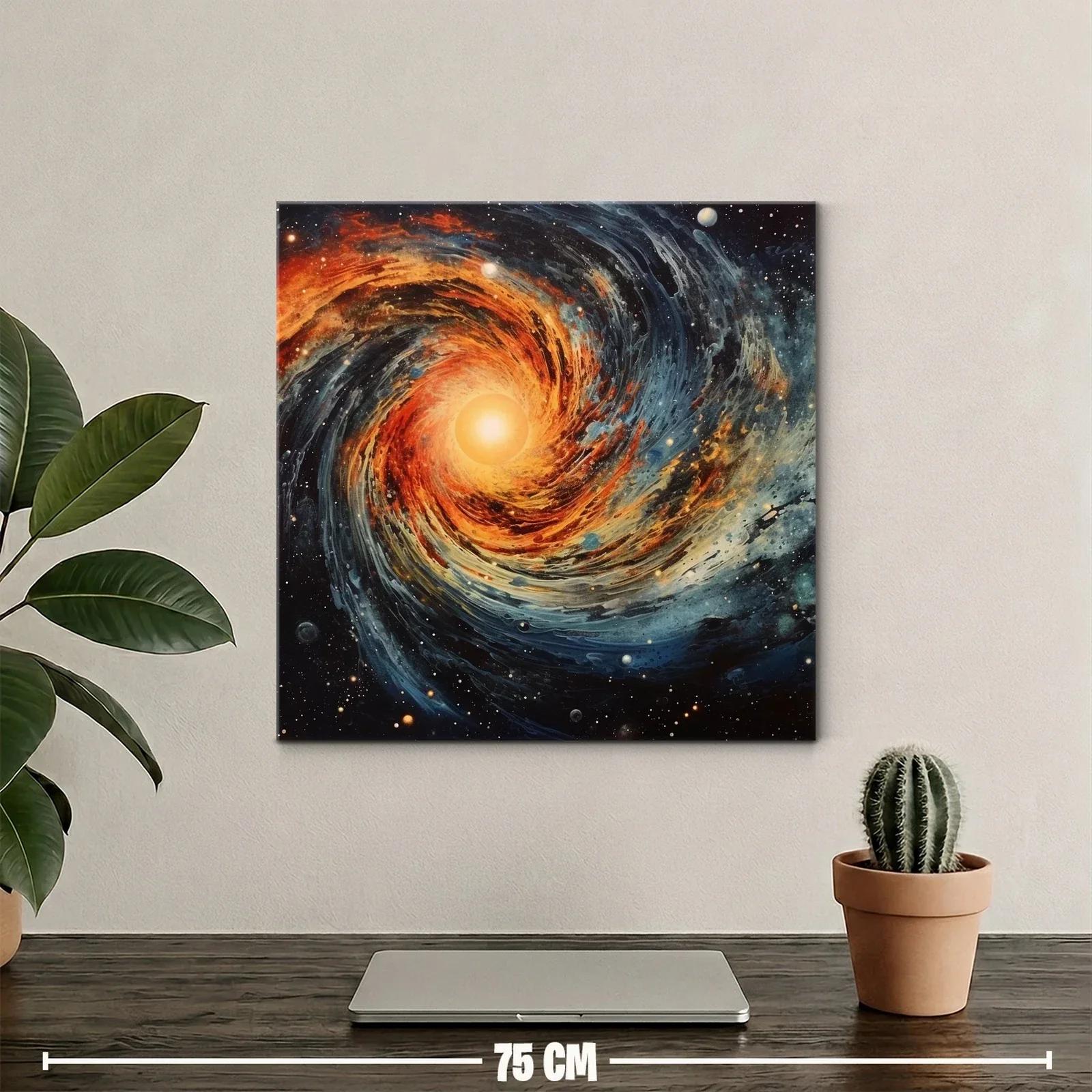 Espiral Cósmico con Luz Central y Estrellas — miniatura 2