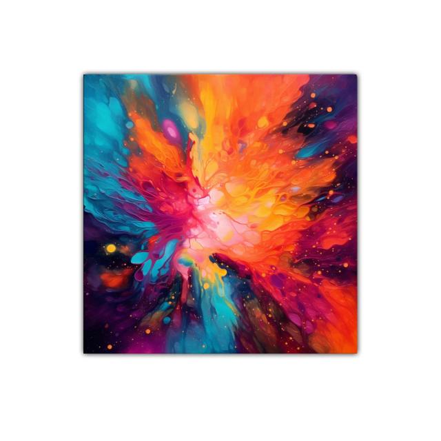 Estallido de color vibrante para interiores modernos