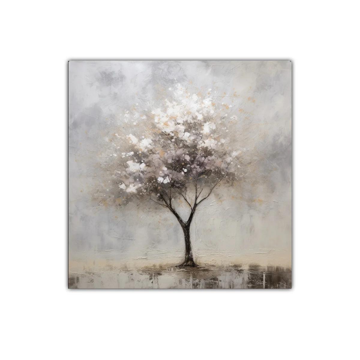 Árbol sereno en tonos suaves y neutros — imagen principal