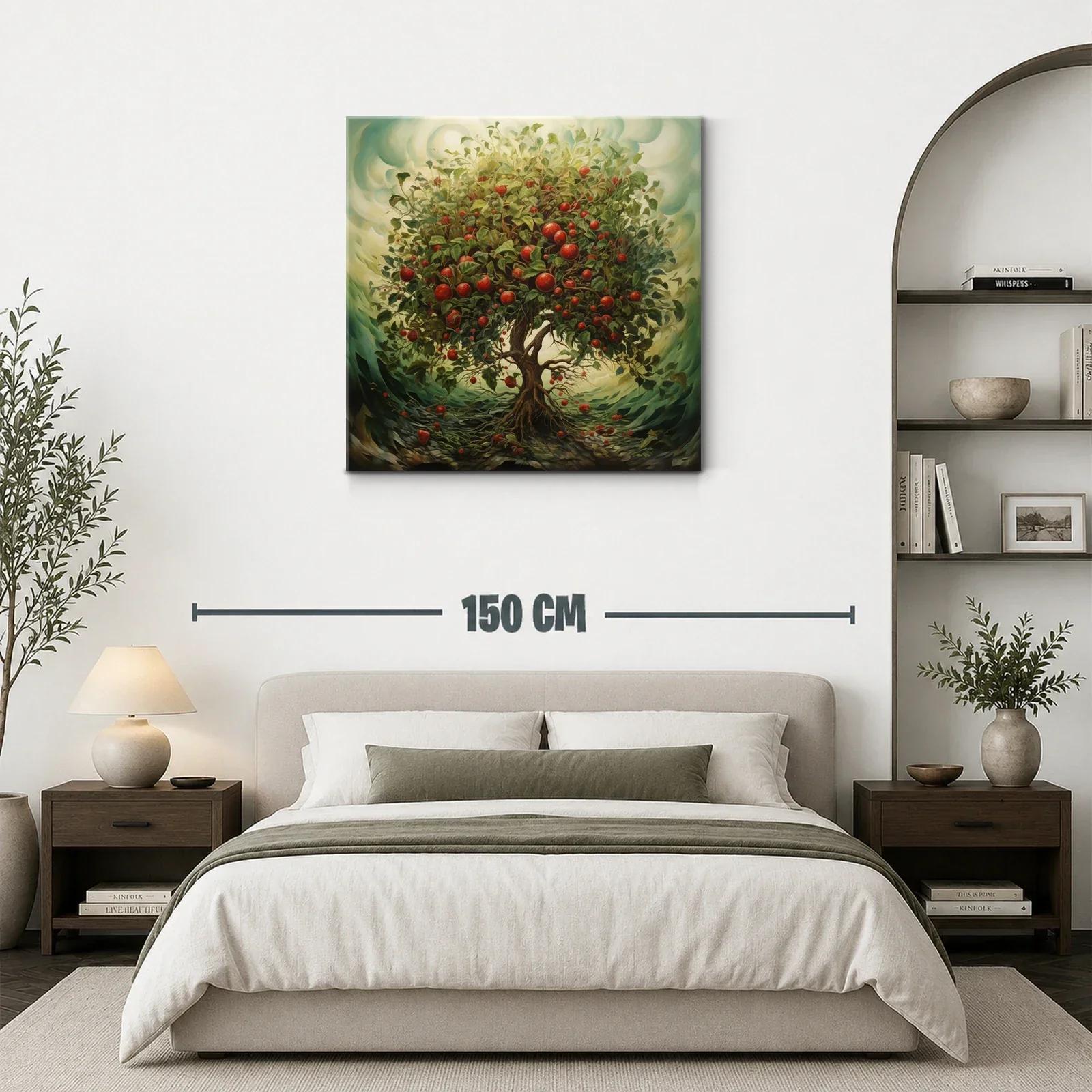 Árbol frutal en pleno esplendor con tonos vivos y naturales — miniatura 3