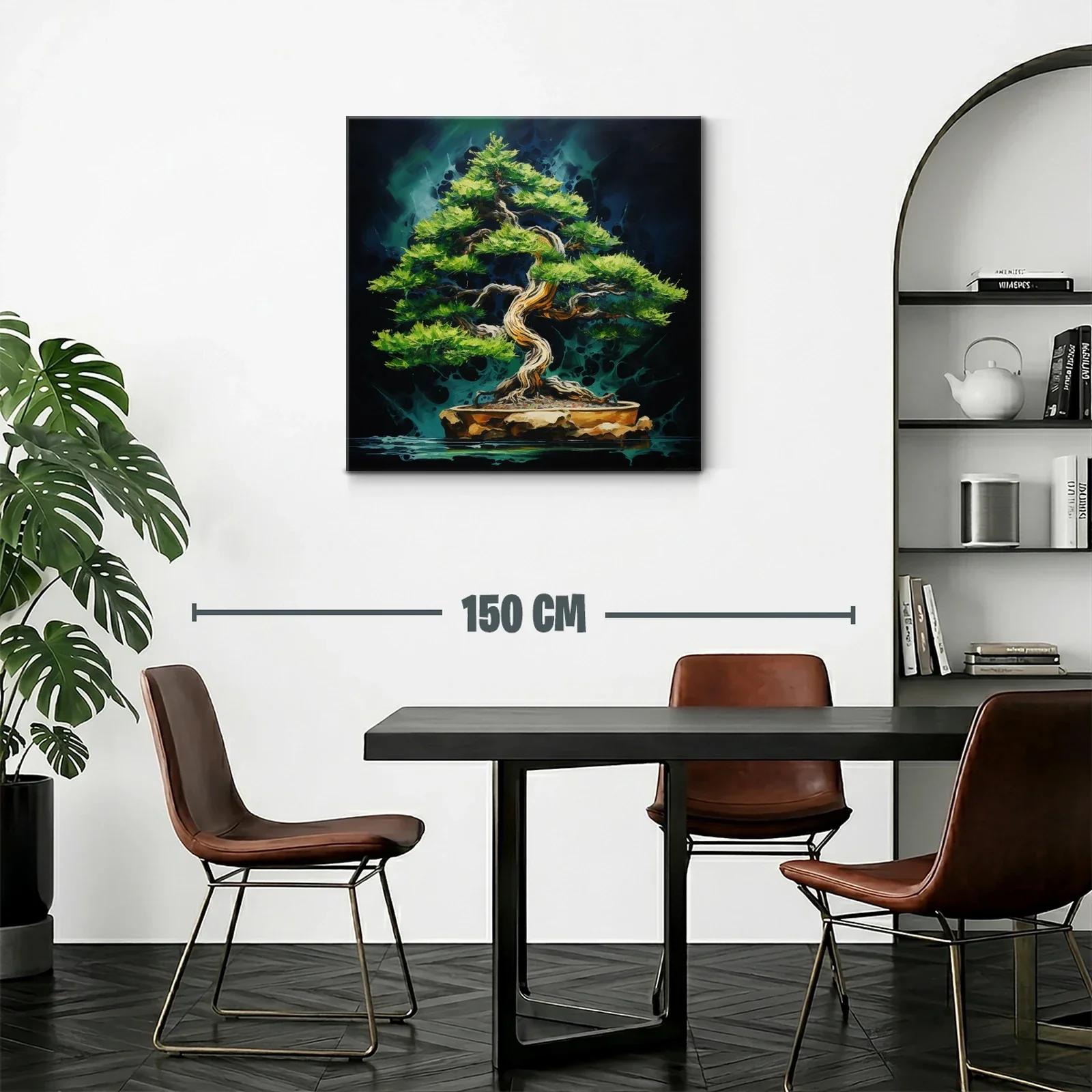 Elegancia natural de un bonsái en vibrante contraste — miniatura 2