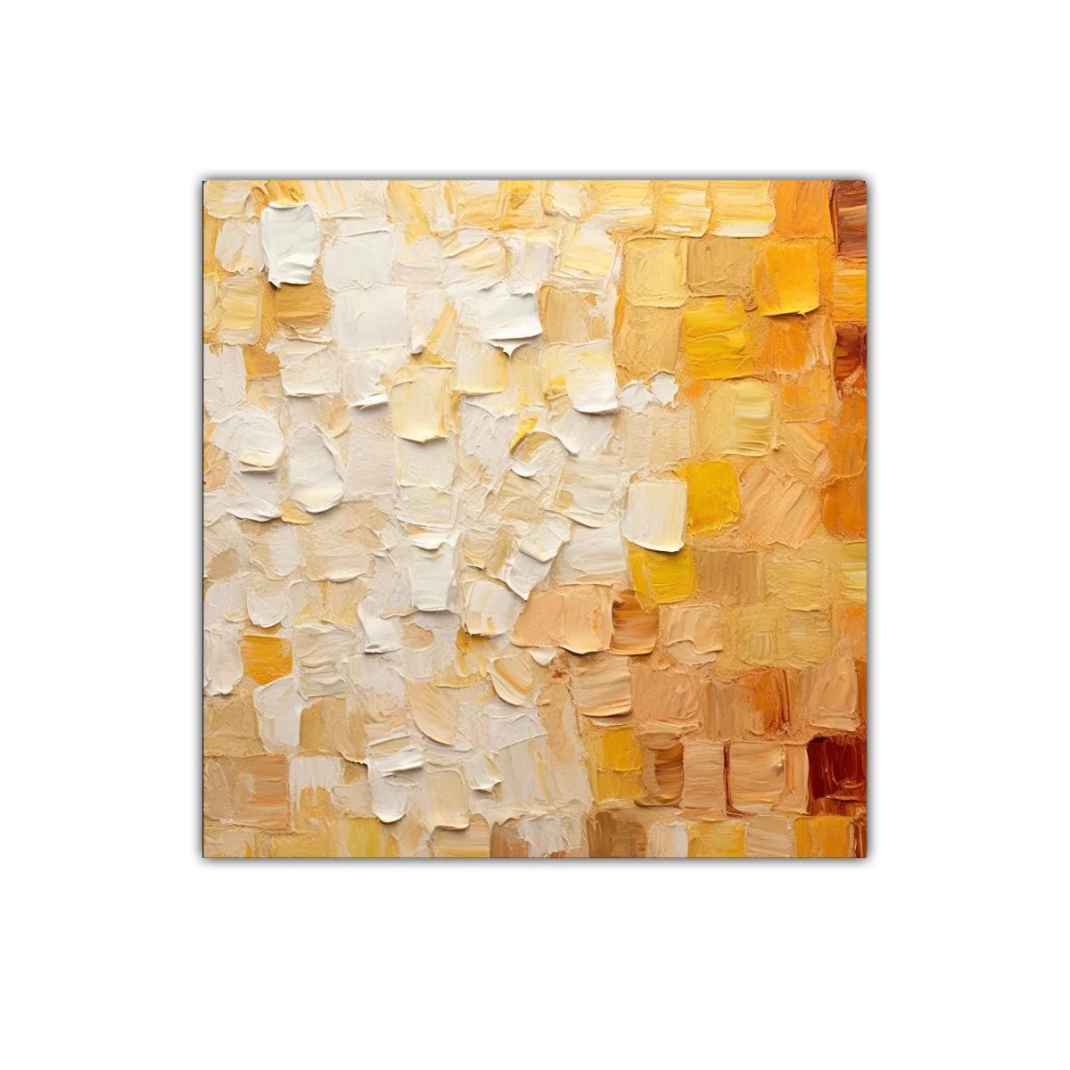 Cuadro abstracto tonos cálidos para ambiente acogedor — imagen principal