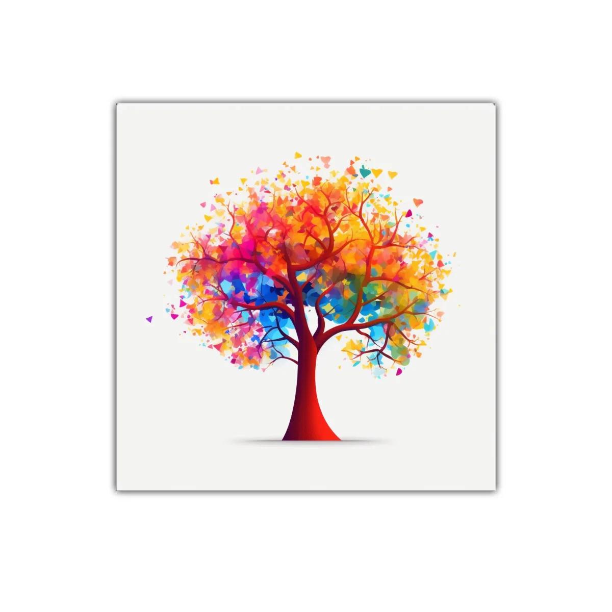 Árbol lleno de colores vivos y energía positiva — imagen principal