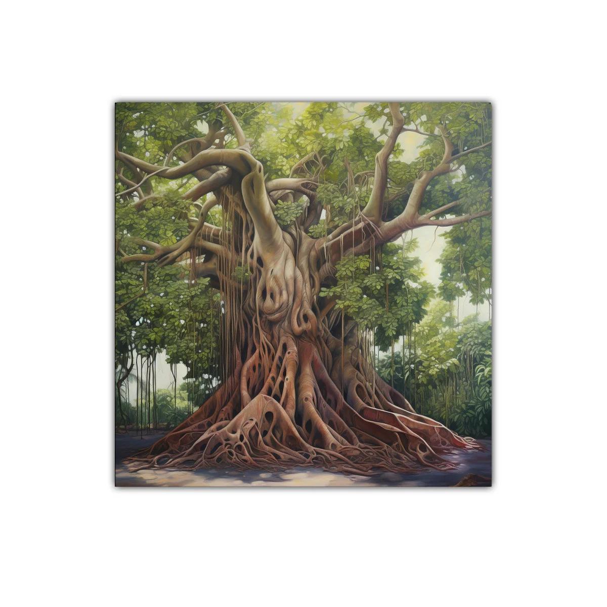 Majestuoso árbol antiguo lleno de vida y misterio natural — miniatura 1