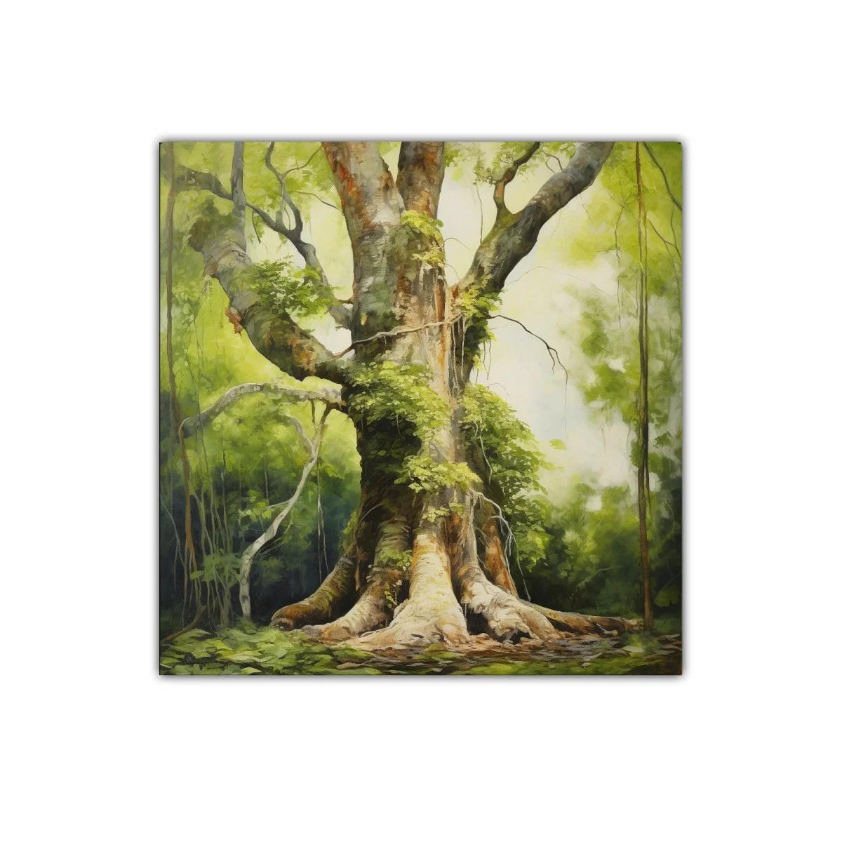 Imponente árbol que simboliza fuerza y conexión natural — miniatura 1