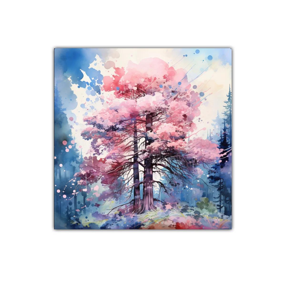 Árboles en flor con tonos suaves y atmósfera mágica — imagen principal