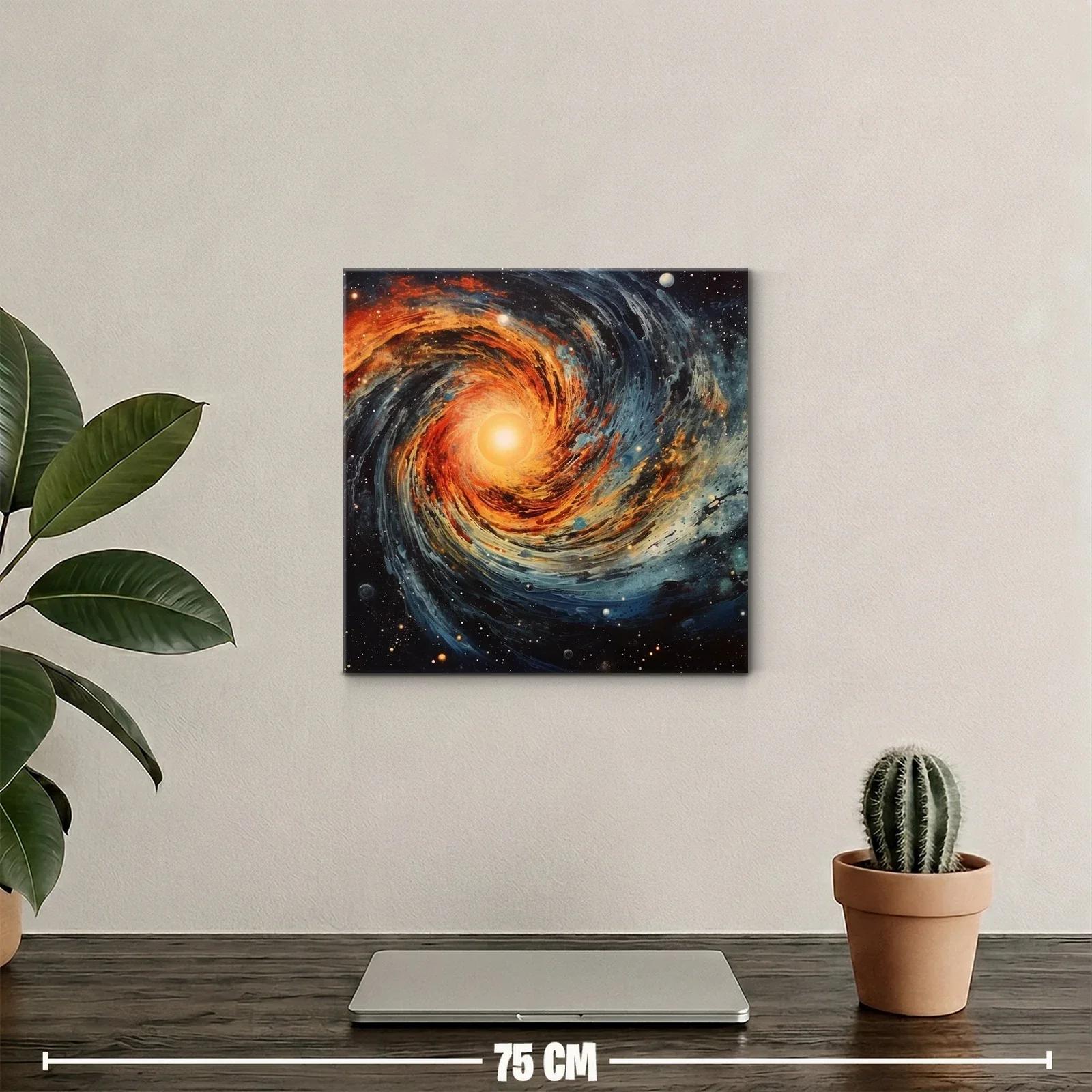 Espiral Cósmico con Luz Central y Estrellas — miniatura 2