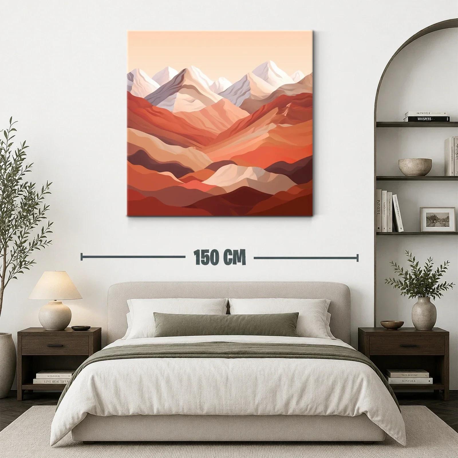 Paisaje Montañoso en Tonos Cálidos y Terrosos — miniatura 3