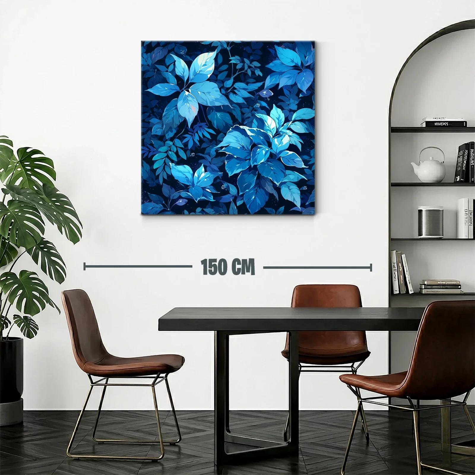 Elegancia natural en tonos azules de follaje exuberante — miniatura 2