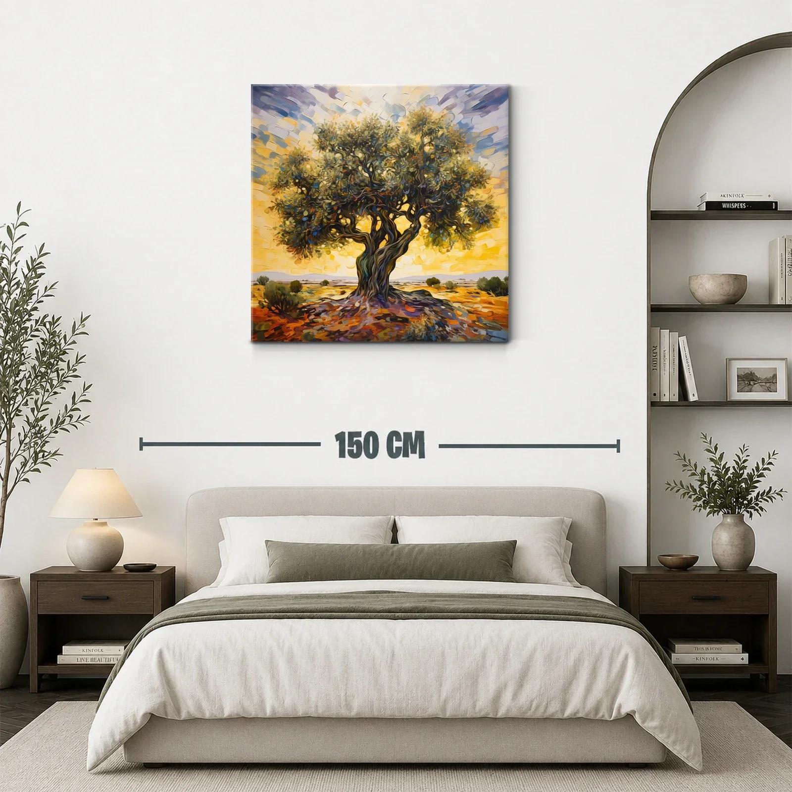 Magnífico árbol solitario en paisaje cálido y vibrante — miniatura 3