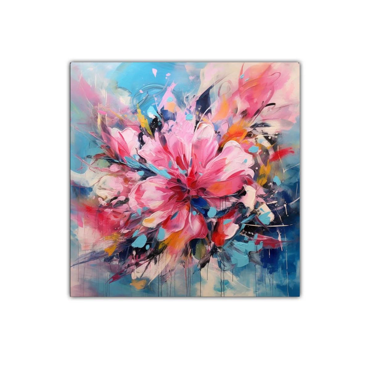 Explosion de colores en flor abstracta vibrante — imagen principal