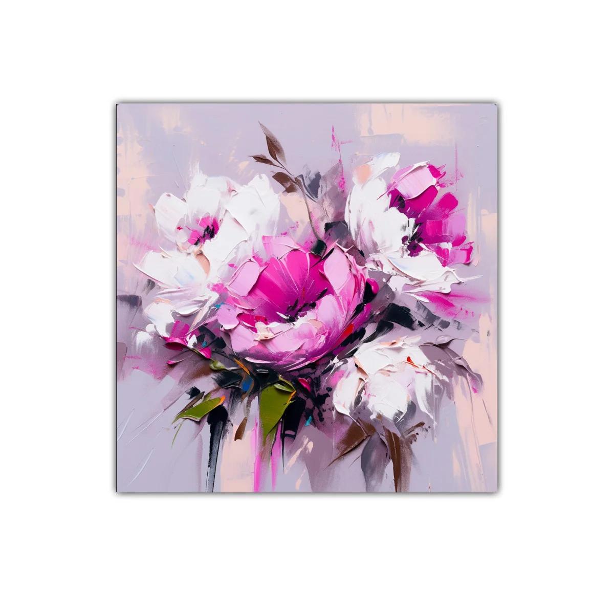 Flores vibrantes en tonos rosa y blanco con fondo suave — imagen principal