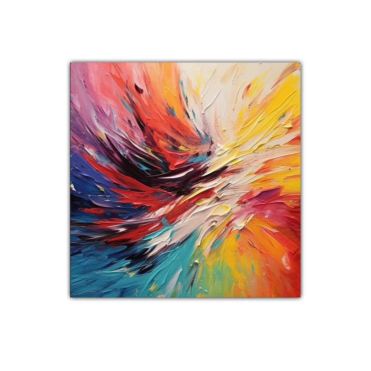 Explosión cromática con vibrantes contrastes y movimiento — imagen principal