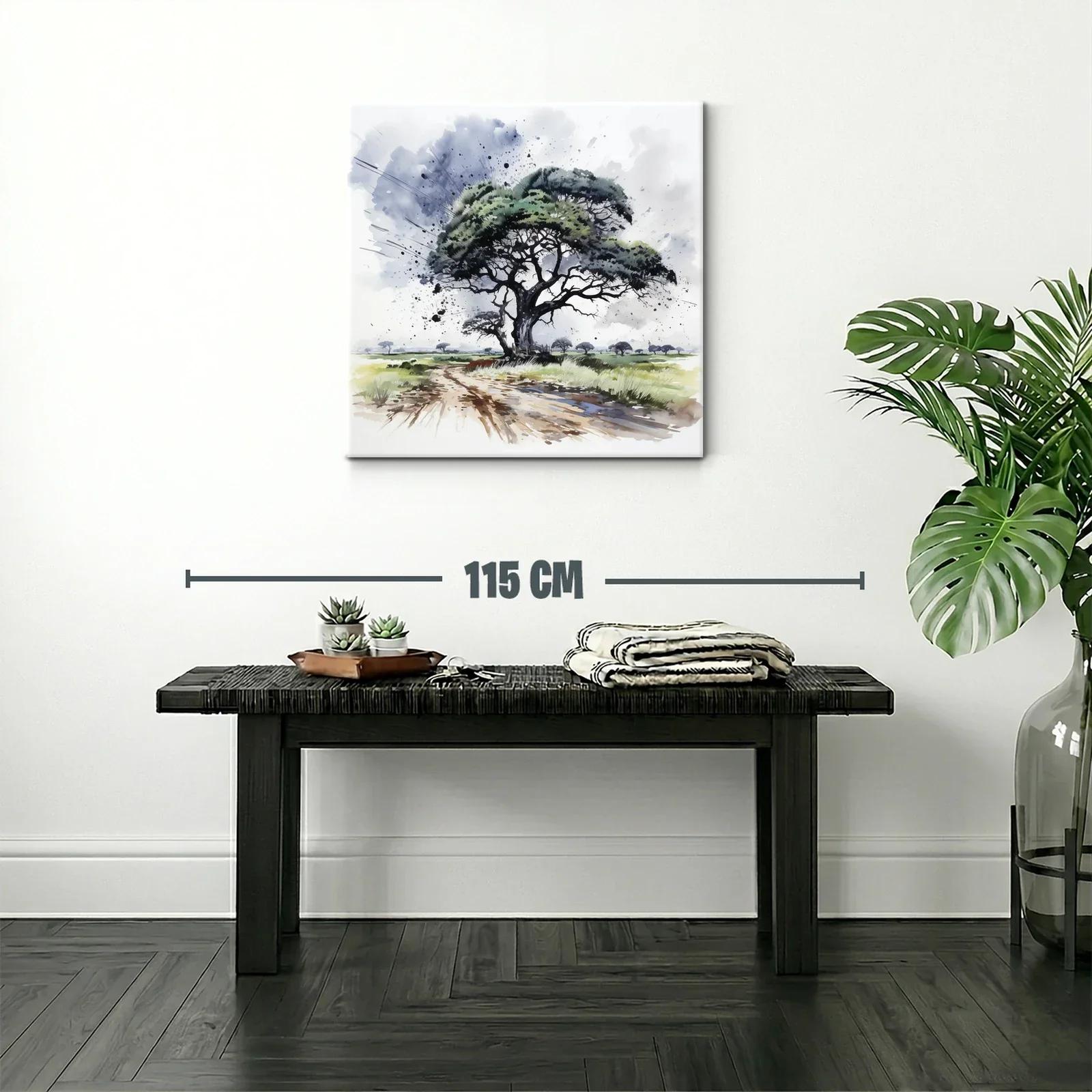 Árbol solitario en paisaje natural con efectos dinámicos — miniatura 2