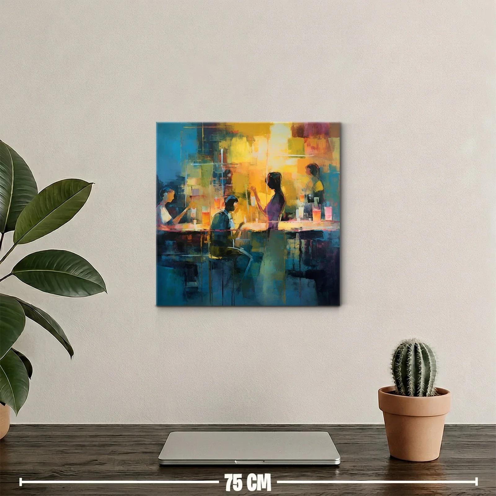 Encuentro íntimo con luces y sombras vibrantes — miniatura 2