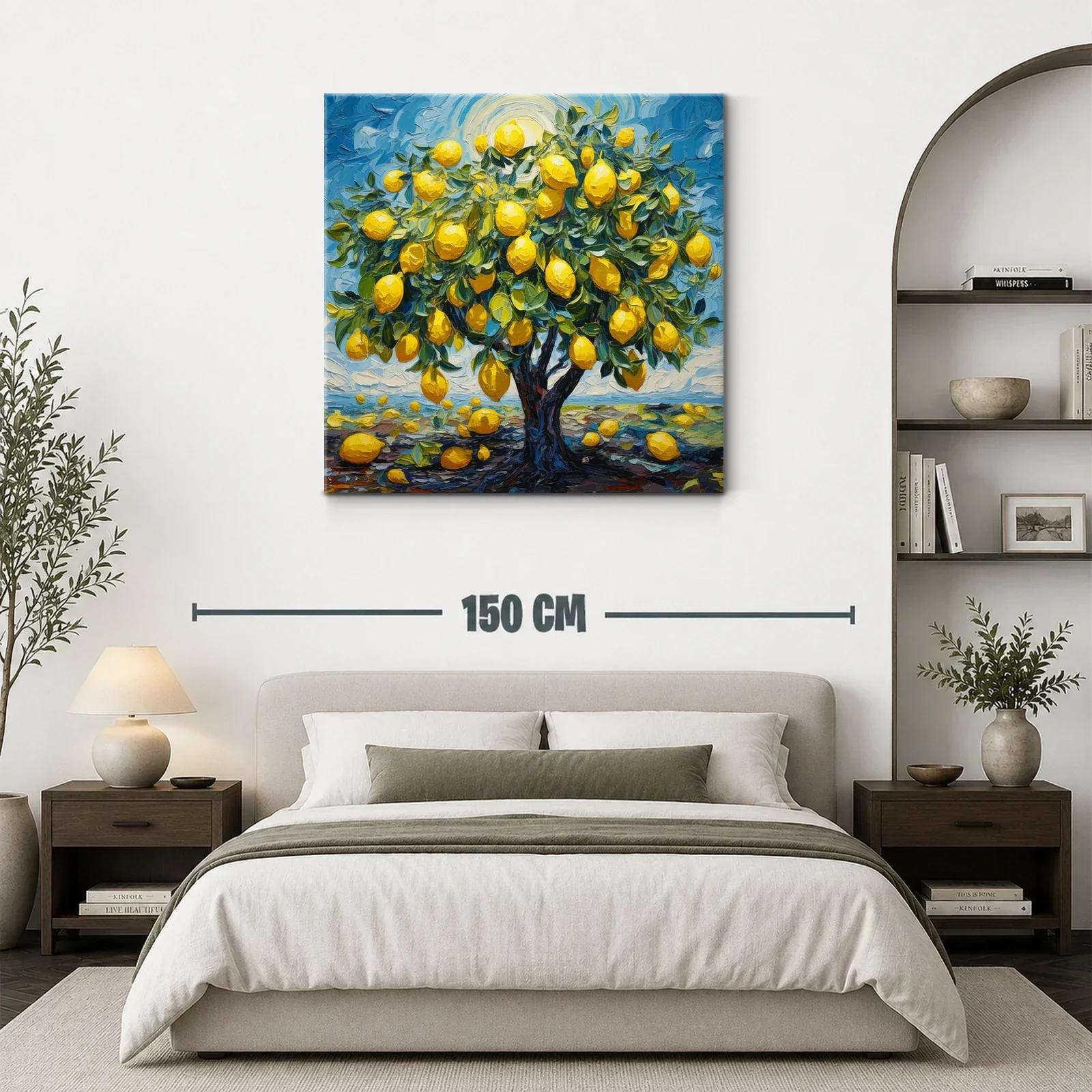 Árbol de limones vibrantes bajo un sol radiante — miniatura 3