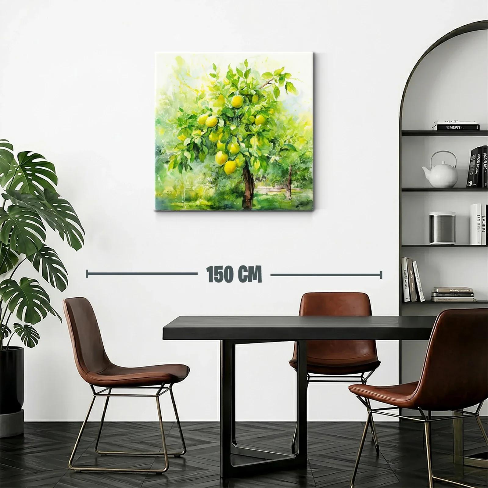 Limonero vibrante en jardín de luz solar radiante — miniatura 2