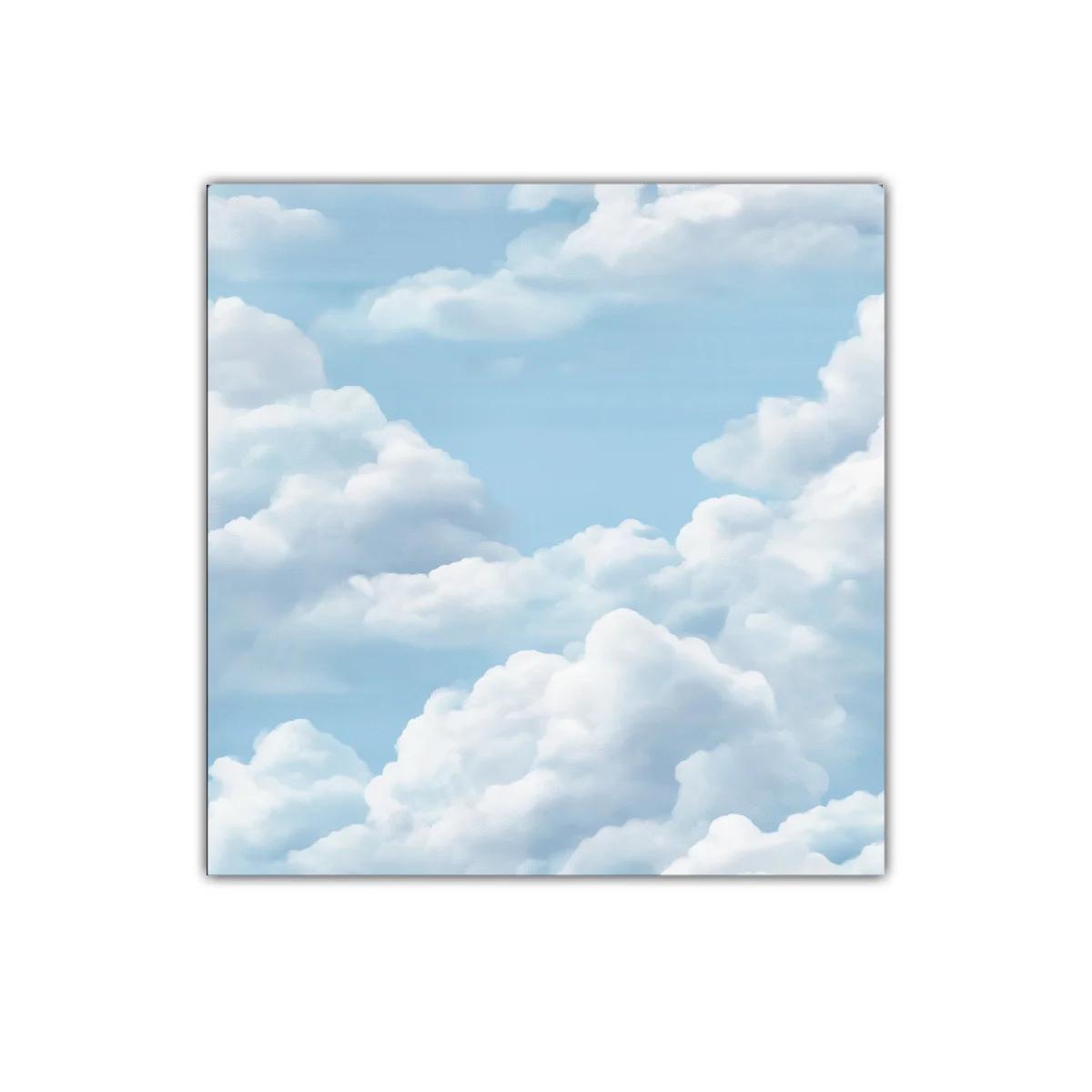 Cuadro decorativo de nubes en cielo azul sereno — imagen principal