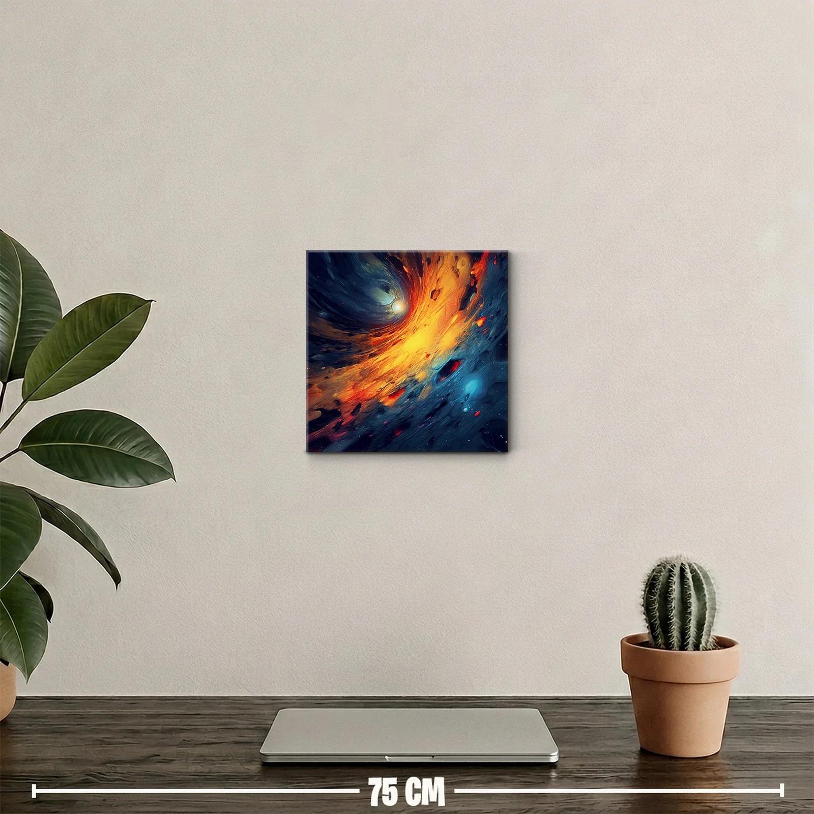 Explosión de energía cósmica en tonos vibrantes — miniatura 2