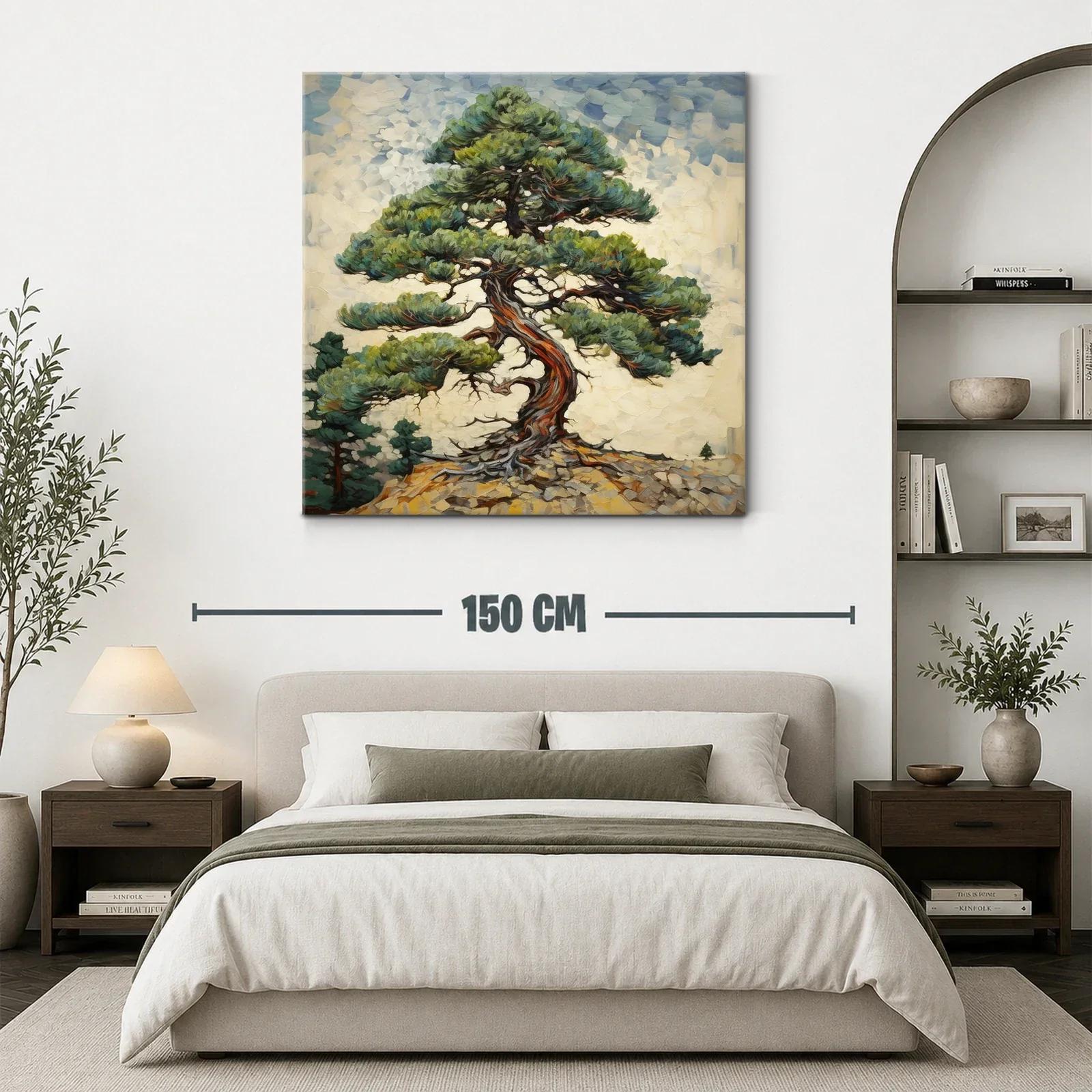 Árbol solitario con ramas extendidas en paisaje rocoso — miniatura 3