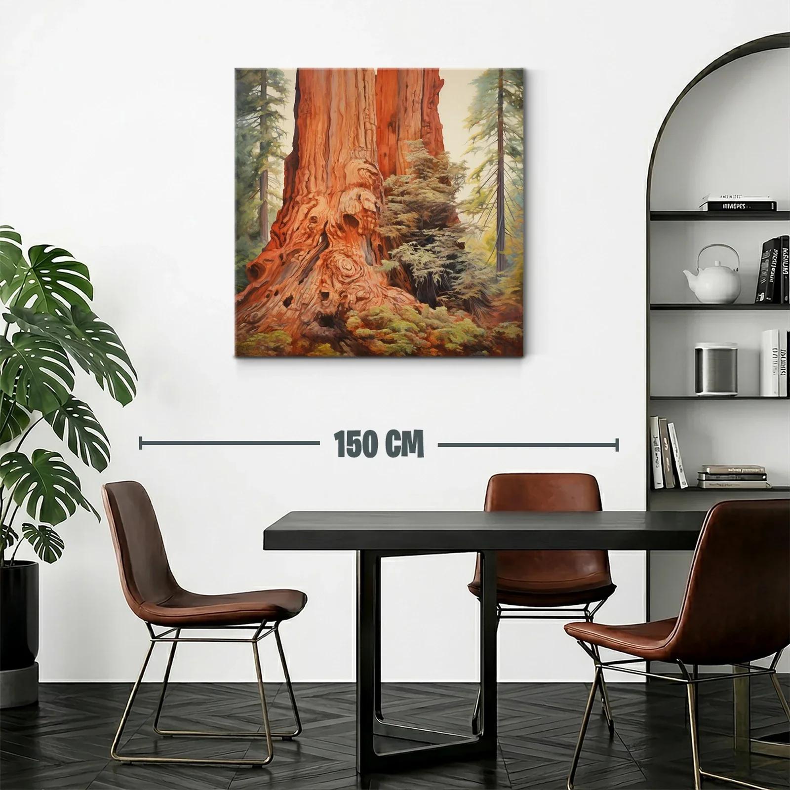 Majestuoso tronco de árbol en bosque antiguo — miniatura 2