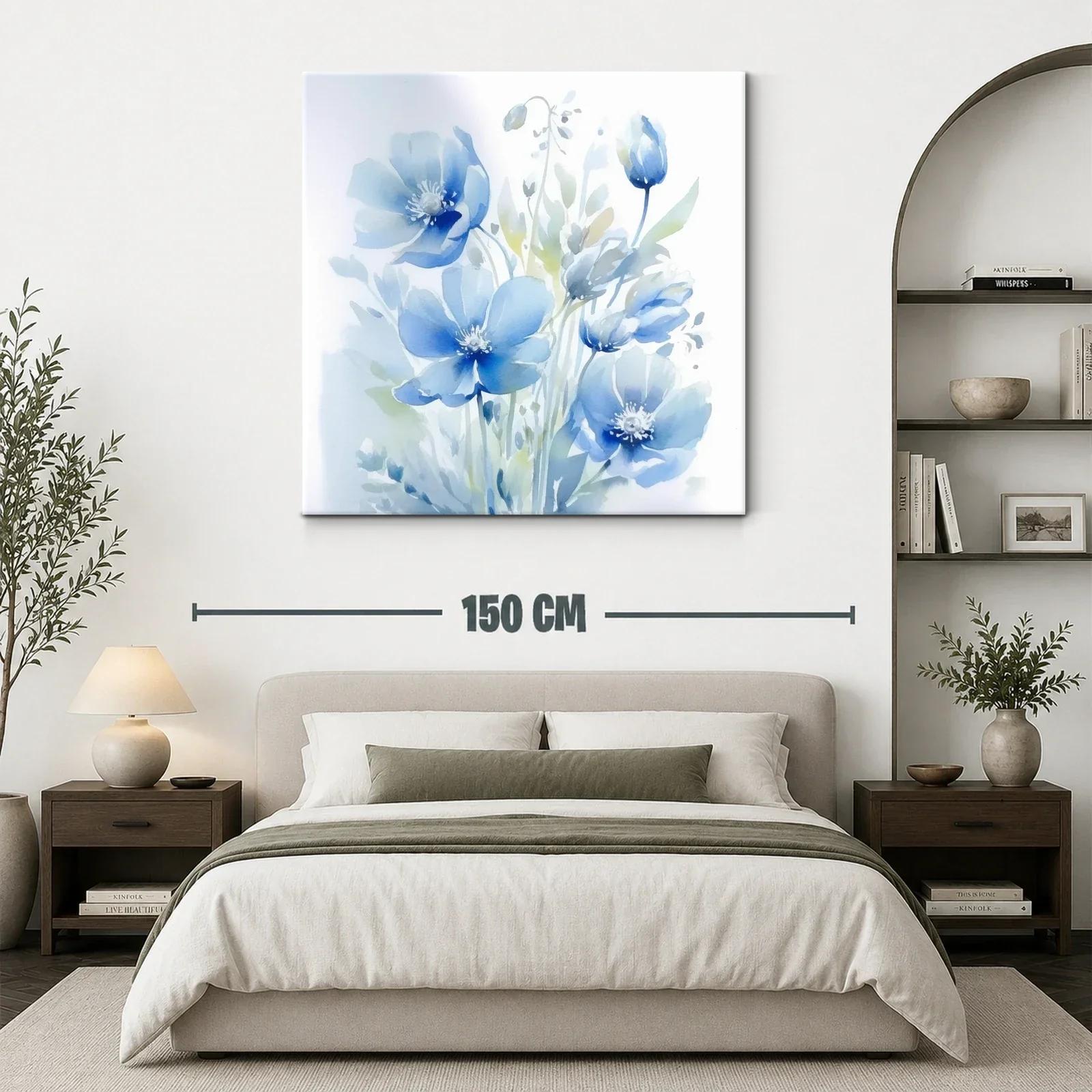Elegancia en Flores Azules con Toques Suaves y Delicados — miniatura 3