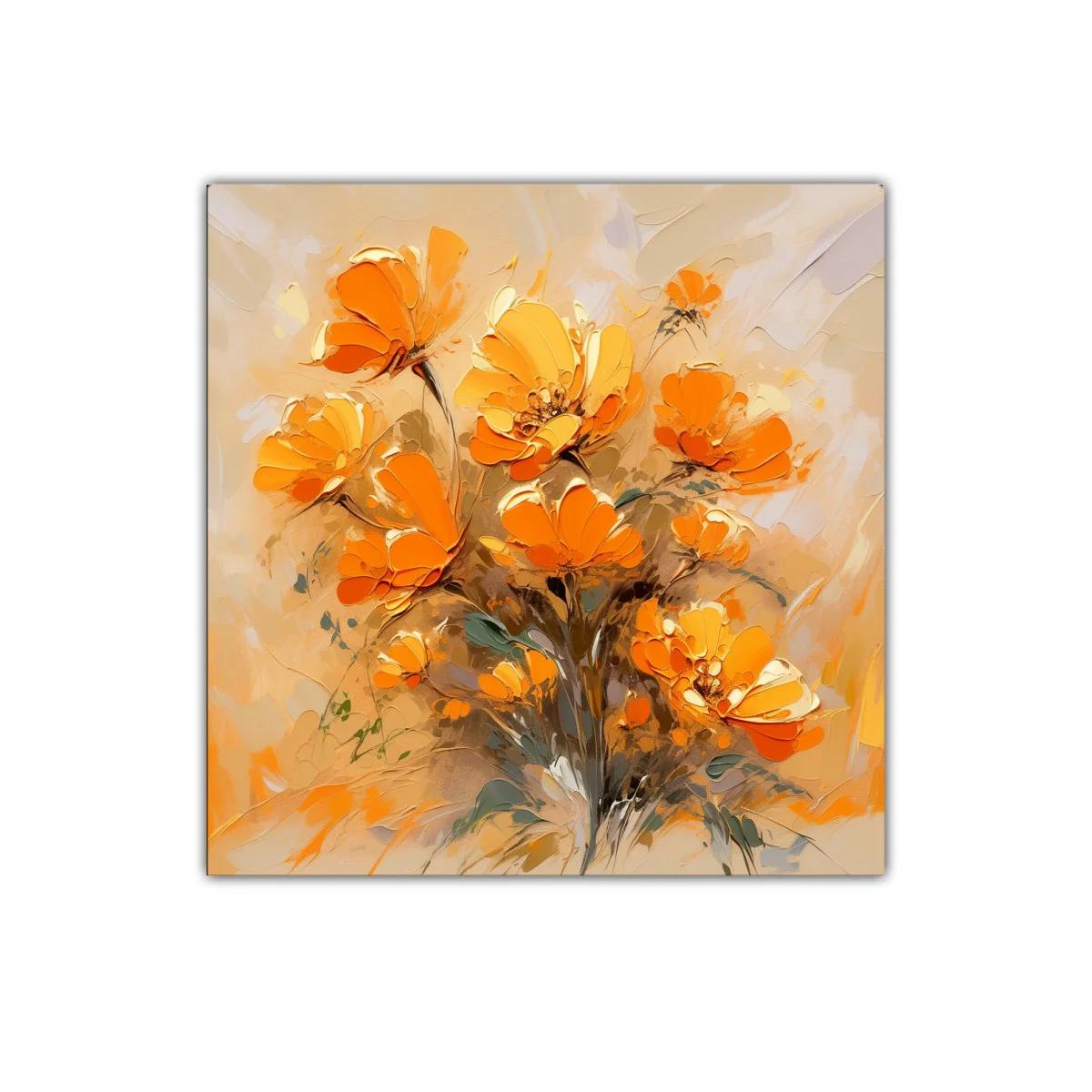 Ramo vibrante de flores cálidas en tonos naranjas y amarillos — imagen principal
