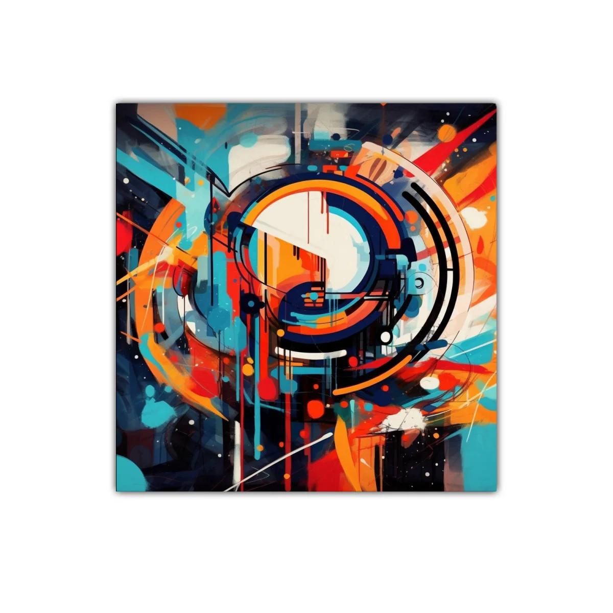 Impactante composición abstracta con formas y colores vivos — imagen principal
